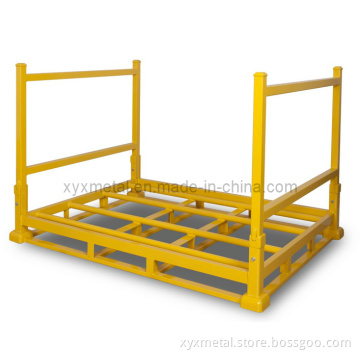 Collapsible Warehouse Folding Metal Storage Stacked Tire Rack
